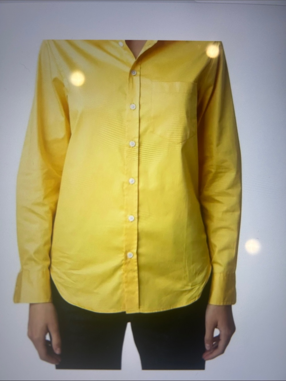 Zadig & Voltaire Taskiz Yellow Button Down Shirt
